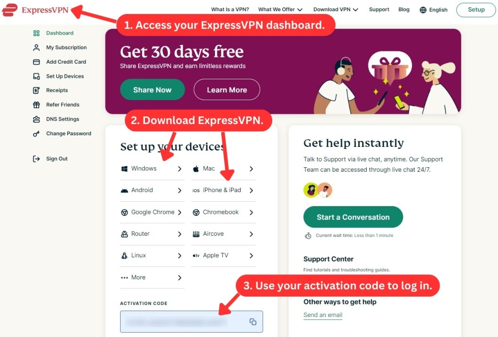 How to download and install ExpressVPN from its website