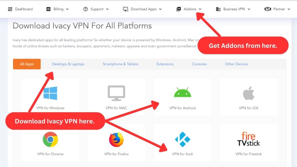 How to download Ivacy VPN apps