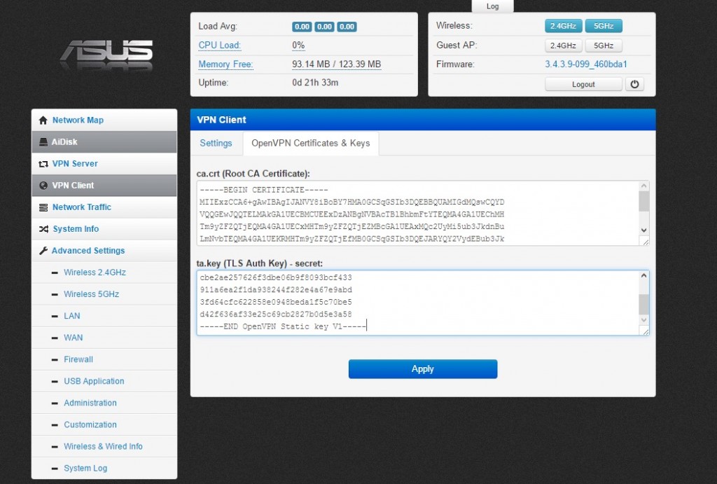 NordVPN keys