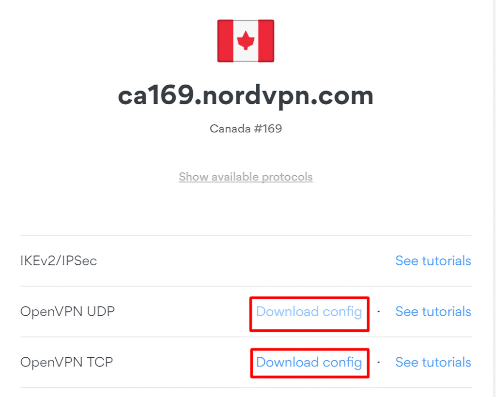 Download NordVPN OVPN Config Files